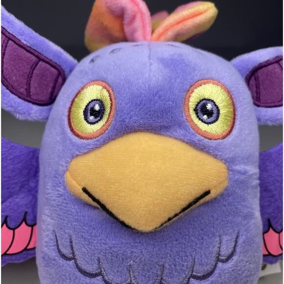 My Singing Monsters Tweedle Plush 8" Purple Bird Commonwealth 2020 - SOUND ERROR - Picture 5 of 13